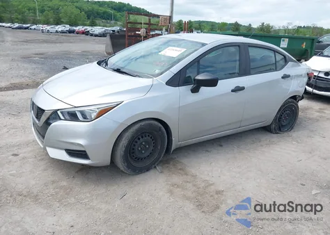 2021 Nissan Versa S Xtronic Cvt z USA, uszkodzony, nr VIN 3N1CN8DV4ML809483